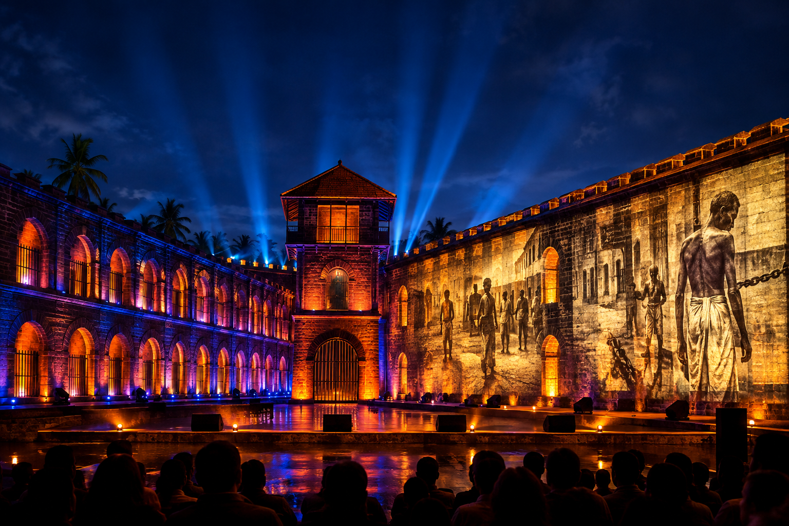 Port Blair Arrival - Airport Pick up - Cellular Jail -Light & Sound Show