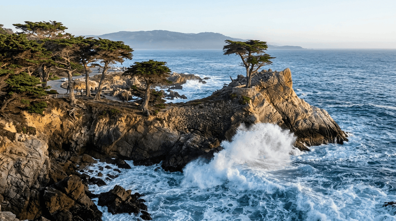 Fresno to Monterey, 17-Mile Drive & San Francisco