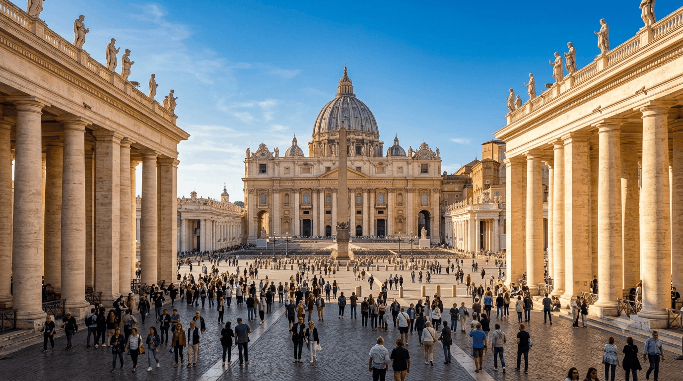 Vatican City, St. Peter's Basilica & The Colosseum
